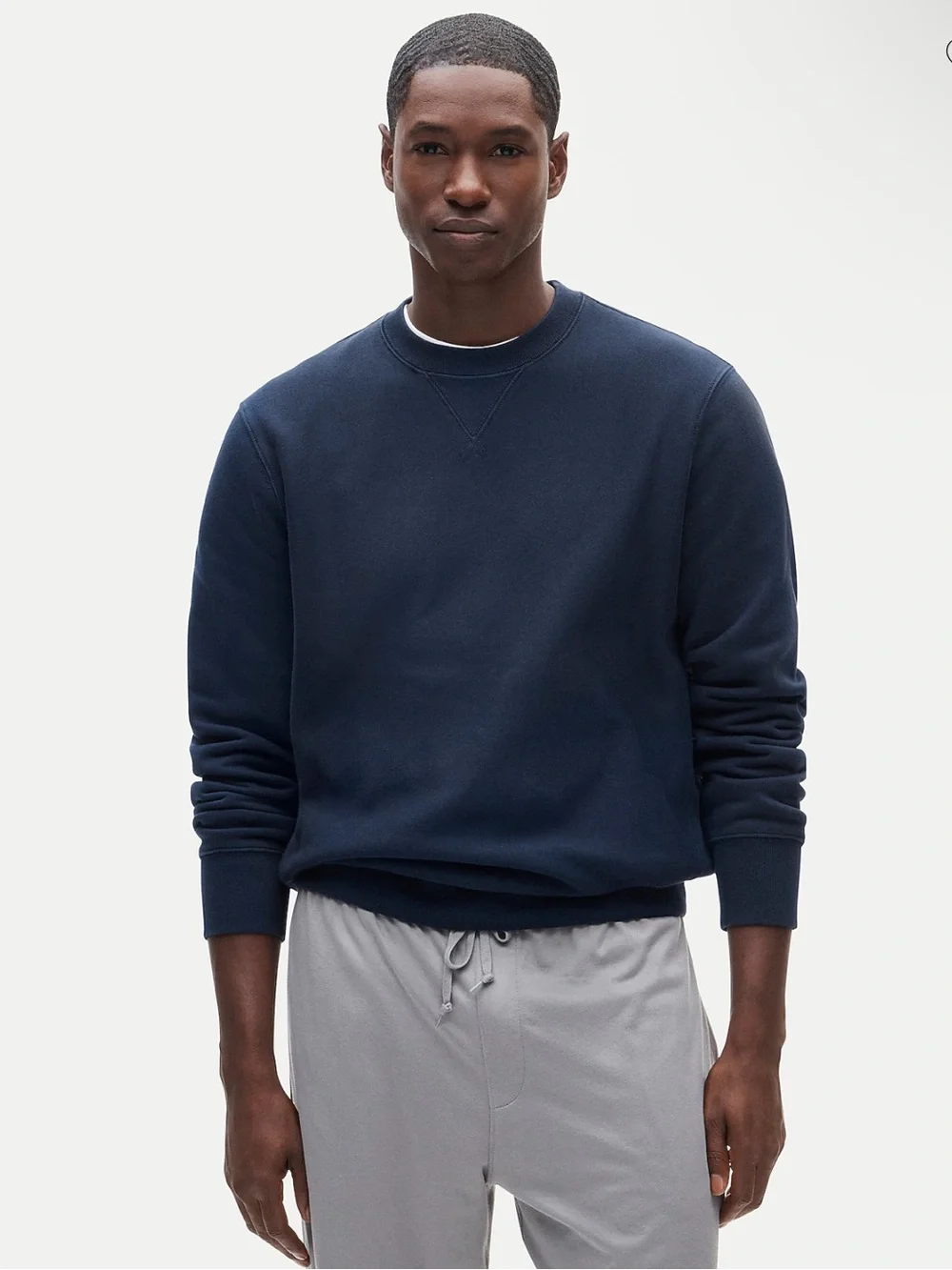 J. Crew Heritage 14 oz. fleece sweatshirt - Navy